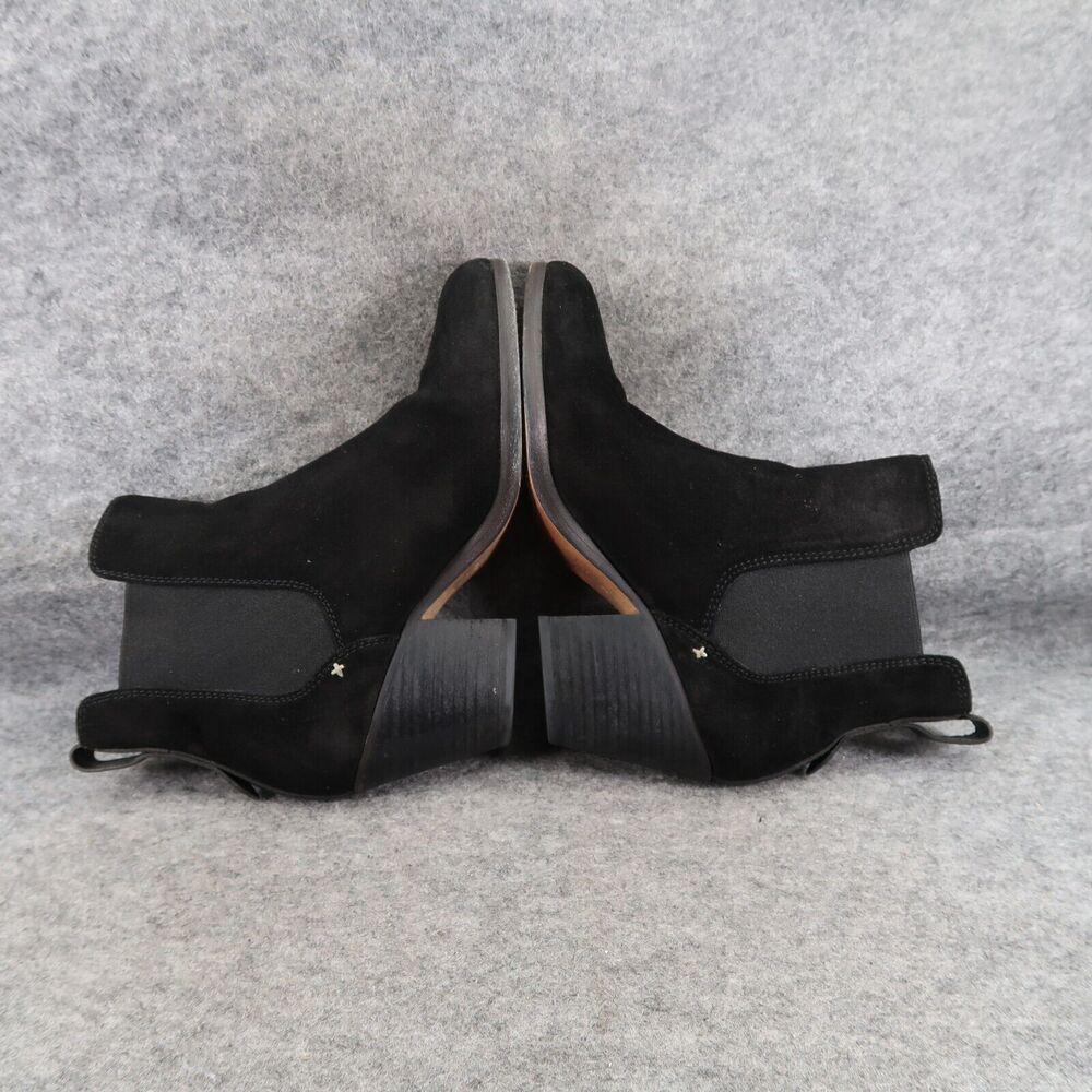 Rag & Bone Shoe Women 5 Chelsea Boot Devon Ankle Bootie Leather Block Heel Black - Picture 11 of 16